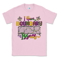 Bubblegum Pink i have boundary issues Classic Tee - MaliasSmallBusiness