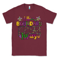 Burgundy i have boundary issues Classic Tee - MaliasSmallBusiness