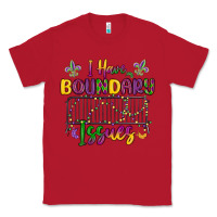 Red i have boundary issues Classic Tee - MaliasSmallBusiness
