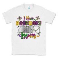 White i have boundary issues Classic Tee - MaliasSmallBusiness