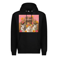 Black just a girl who loves goats tumbler Premium Hoodie - TumblerDesignByShophia