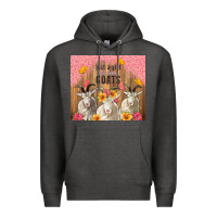 Charcoal Heather just a girl who loves goats tumbler Premium Hoodie - TumblerDesignByShophia