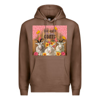 Chestnut just a girl who loves goats tumbler Premium Hoodie - TumblerDesignByShophia
