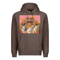 Coffee just a girl who loves goats tumbler Premium Hoodie - TumblerDesignByShophia