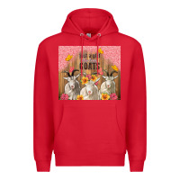 Red just a girl who loves goats tumbler Premium Hoodie - TumblerDesignByShophia