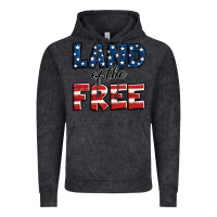 Vintage Black Land of the free America Vintage Hoodie - Jasminsmagicworld