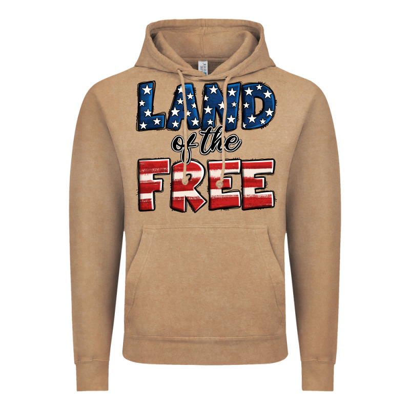 Land Of The Free America Vintage Hoodie by Jasminsmagicworld | Teevron