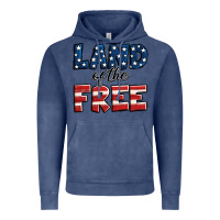 Vintage Denim Land of the free America Vintage Hoodie - Jasminsmagicworld
