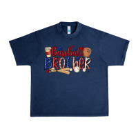 Navy baseball brother Urban Heavy Tee - MaliasSmallBusiness