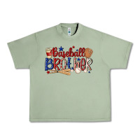 Oil Green baseball brother Urban Heavy Tee - MaliasSmallBusiness
