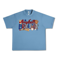 Pebble Blue baseball brother Urban Heavy Tee - MaliasSmallBusiness