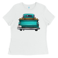 White western truck back view Ladies Tee - FaDigitalArtStudio