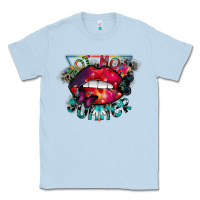 Dusty Blue hot mom summer Classic Tee - CowhideDigitalArt