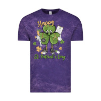 Cloud Purple happy st. patrick's day Vintage Tee - MaliasSmallBusiness