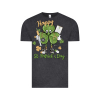 Vintage Black happy st. patrick's day Vintage Tee - MaliasSmallBusiness