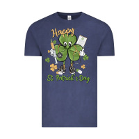 Vintage Denim happy st. patrick's day Vintage Tee - MaliasSmallBusiness