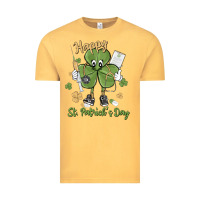 Vintage Mustard happy st. patrick's day Vintage Tee - MaliasSmallBusiness