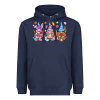 Navy Easter gnomies Easter Day Heavyweight Hoodie - HowdyJamesFarm
