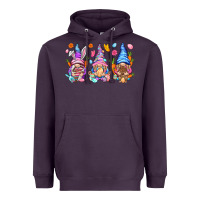Plum Easter gnomies Easter Day Heavyweight Hoodie - HowdyJamesFarm