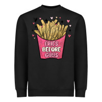 Black fries before guys Heavyweight Sweatshirt - MaliasSmallBusiness