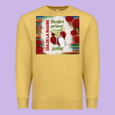 Nuestro Primer Dia De La Madre Juntos Premium Sweatshirt Designed By Tumblerdesignbyshophia