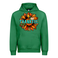 Emerald thankful with sunflower bbs Urban Hoodie - BundleAndBundleShop