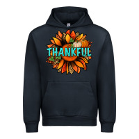 Navy thankful with sunflower bbs Urban Hoodie - BundleAndBundleShop
