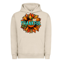 Pigment French Oak thankful with sunflower bbs Urban Hoodie - BundleAndBundleShop