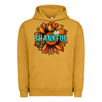 Pigment Peanut Butter thankful with sunflower bbs Urban Hoodie - BundleAndBundleShop