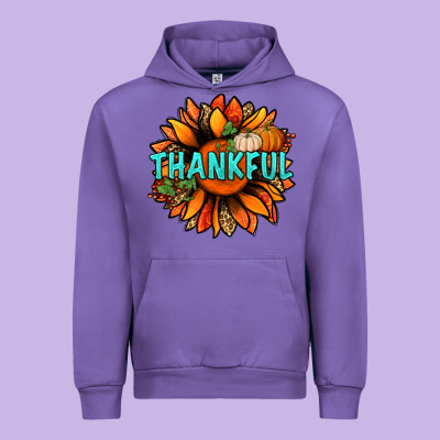 Thankful With Sunflower Bbs Urban Hoodie Designed By Bundleandbundleshop
