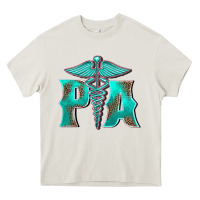 Cream physician medical symbol assistant nurse Heavy Core Tee - BarkalooDesign