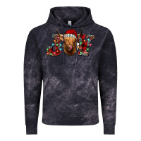 Cloud Black joy highland cow Vintage Hoodie - Jasminsmagicworld