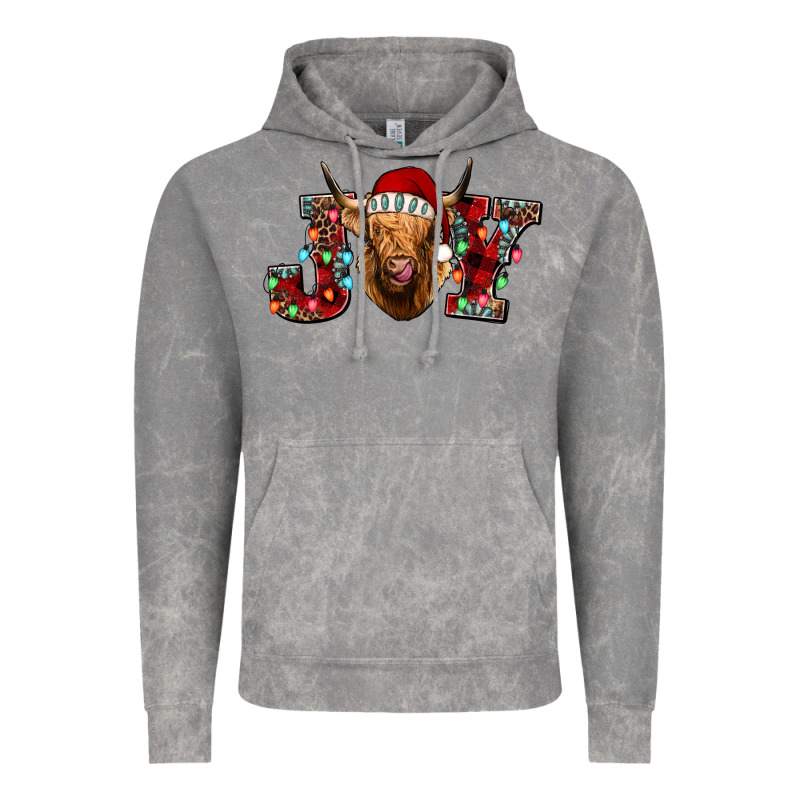 Joy Highland Cow Vintage Hoodie by Jasminsmagicworld | Teevron