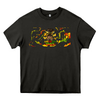 Asphalt juneteenth afro messy bun libbey glass Heavy Core Tee - HRA Design Shop