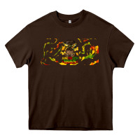 Chocolate Brown juneteenth afro messy bun libbey glass Heavy Core Tee - HRA Design Shop