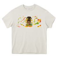 Cream juneteenth afro messy bun libbey glass Heavy Core Tee - HRA Design Shop