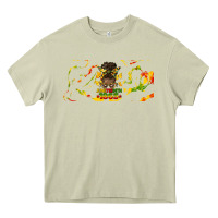 Mossy juneteenth afro messy bun libbey glass Heavy Core Tee - HRA Design Shop