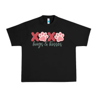 Black xoxo hugs and kisses Urban Heavy Tee - MaliasSmallBusiness