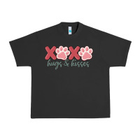 Pigment Black xoxo hugs and kisses Urban Heavy Tee - MaliasSmallBusiness