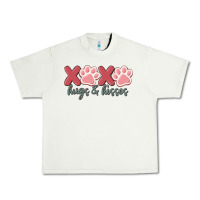 Pistachio xoxo hugs and kisses Urban Heavy Tee - MaliasSmallBusiness