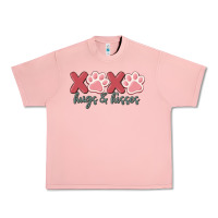 Salmon xoxo hugs and kisses Urban Heavy Tee - MaliasSmallBusiness