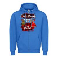 True Royal Christmas With My Tribe Zipper Hoodie - Bettercallsaul