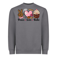 Storm peace love bake Heavyweight Sweatshirt - NancyCooperArtShop