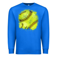 True Royal Softball background Premium Sweatshirt - HowdyJamesFarm