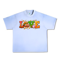 Grape Ice love with hamburger Urban Heavy Tee - AdoDesignShop