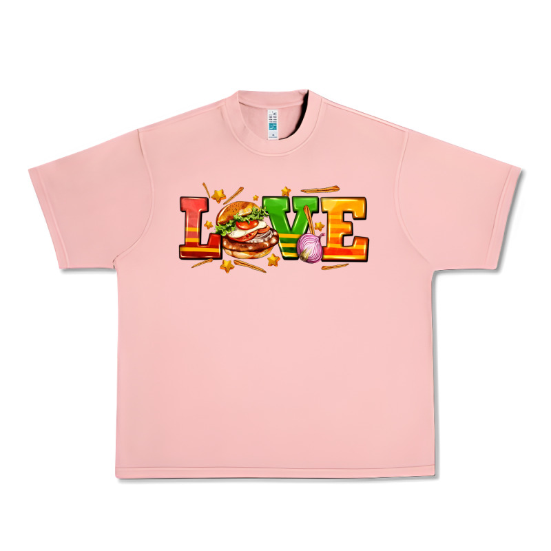 Love With Hamburger Urban Heavy Tee by AdoDesignShop | Teevron