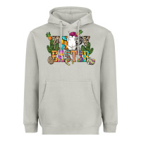 Moon Dust Happy Easter with cowboy Easter Day Heavyweight Hoodie - HowdyJamesFarm