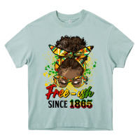 Arona free ish since 1865 afro messy bun Heavy Core Tee - HRA Design Shop