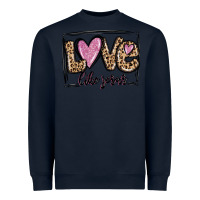 Navy love like jesus Heavyweight Sweatshirt - MaliasSmallBusiness