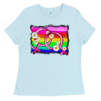 Baby Blue lgbtq gender lesbian symbol Ladies Tee - HRA Design Shop